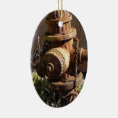 Rusty Hydrant Keramisch Ornament (Rechts)