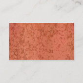 Rusty Impression Roos Leaves Visitekaartje (Achterkant)