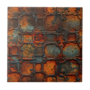 Rusty Iron Ceramic Tegel Tegeltje