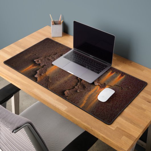 Rusty Iron Texture Bureaumat (Kantoor 2)