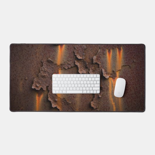 Rusty Iron Texture Bureaumat (Keyboard & Muis)
