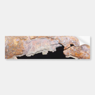 Rusty Junk Pipe Textured Rust Bumpersticker