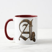 Rusty Knachten Initiaal A Mok (Links)