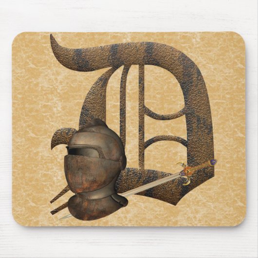 Rusty Knight Initiaal D Muismat (Voorkant)
