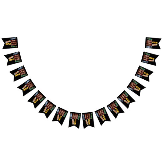 Rusty licentie bord collectie 65e verjaardag vlaggetjes (Alle)