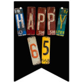 Rusty licentie bord collectie 65e verjaardag vlaggetjes (Eerste vlag)