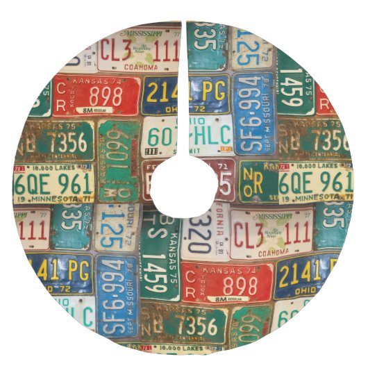  Rusty licentie Borden Kerstboom Rok (Voorkant)