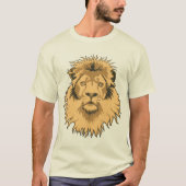 Rusty Lion Head Organic T-shirt (Voorkant)