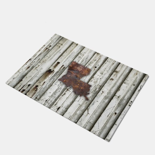 Rusty Louisiana Shape Deurmat (Schuin)