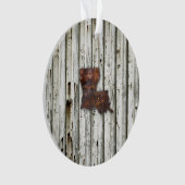 Rusty Louisiana Shape Ornament (voorkant)