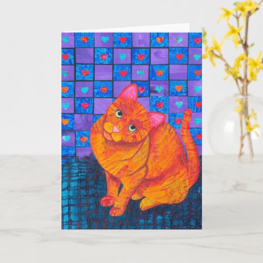 Rusty Love Kaart (Gele Bloem)