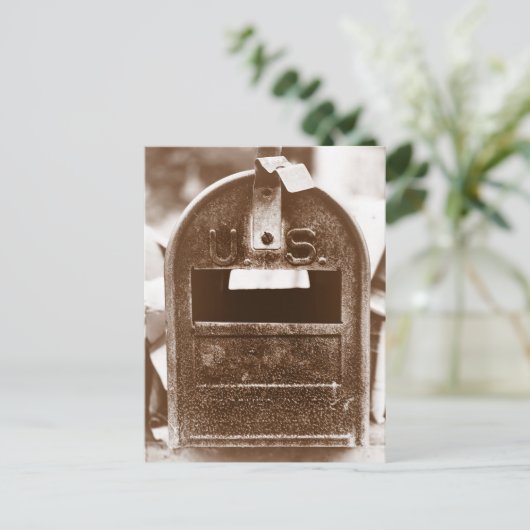 Rusty Mailbox Briefkaart (Staand voorkant)