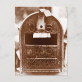 Rusty Mailbox Briefkaart (Voorkant)