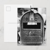 Rusty Mailbox Portret Briefkaart (Voorkant / Achterkant)