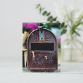 Rusty Mailbox Portret Briefkaart (Staand voorkant)