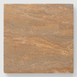 Rusty Marmerloed Spotted Square Stone Onderzetter