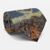 Rusty Metal Abstract Stropdas (Opgerold)