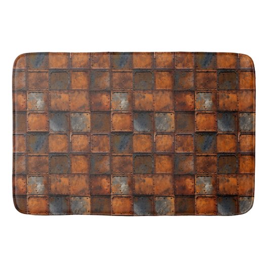 Rusty Metal Badmat (Voorkant)