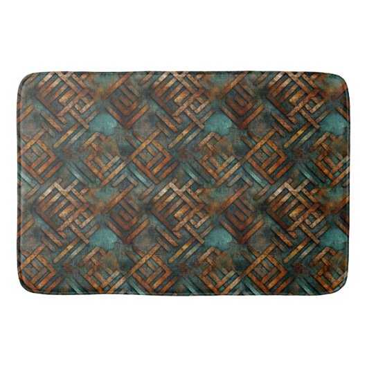 Rusty Metal Badmat (Voorkant)