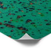 Rusty metal bord achtergrond textuur. Staal bord Poster (Hoek)