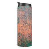 Rusty metal bord achtergrond textuur. Staal bord  Thermosbeker (Geroteerd rechts)