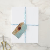 Rusty Metal Cadeaulabel (Met Touw)