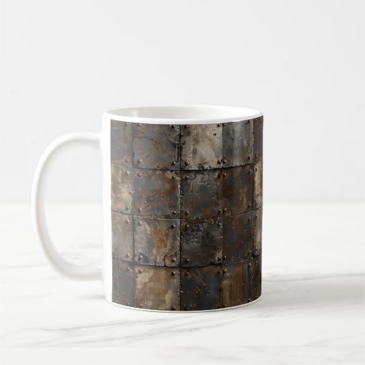 Rusty Metal Coffee Mok (Links)
