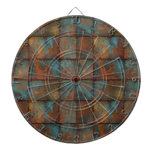 Rusty Metal Dartboard Dartbord