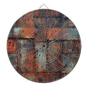 Rusty Metal Dartboard Dartbord