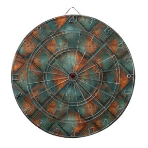 Rusty Metal Dartboard Dartbord