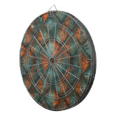 Rusty Metal Dartboard Dartbord (Voorkant Rechts)