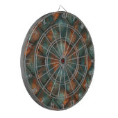 Rusty Metal Dartboard Dartbord (Voorkant Links)