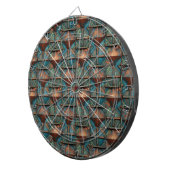 Rusty Metal Dartboard Dartbord (Voorkant Rechts)
