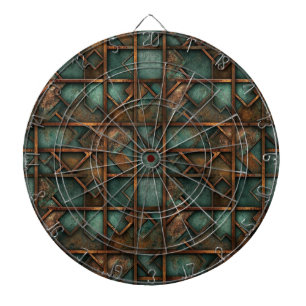 Rusty Metal Dartboard Dartbord