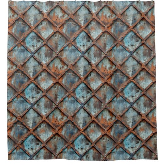 Rusty Metal Douchegordijn (Voorkant)