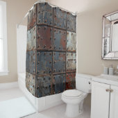 Rusty Metal Douchegordijn (In situ)