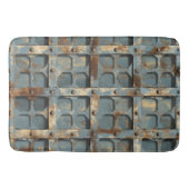 Rusty Metal Douchegordijn Badmat (Voorkant)