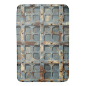 Rusty Metal Douchegordijn Badmat (Voorkant Verticaal)