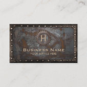  Rusty Metal Handyman Repair Contractor Visitekaartje (Voorkant)