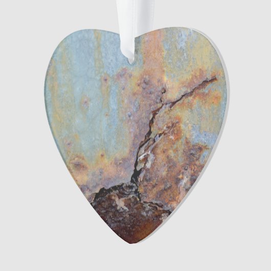 Rusty Metal Heart Ornament (voorkant)