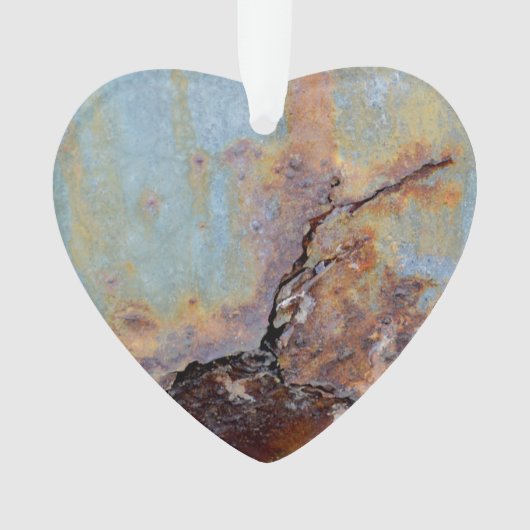 Rusty Metal Heart Ornament (voorkant)