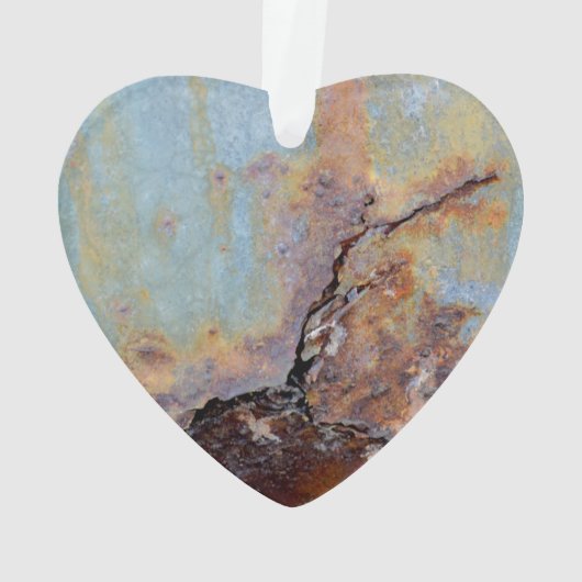 Rusty Metal Heart Ornament (achterkant)