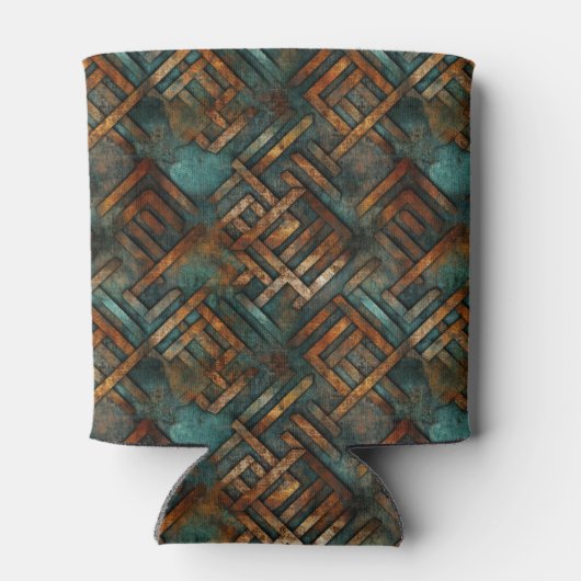 Rusty Metal Koelbox Blikjeskoeler (Achterkant)