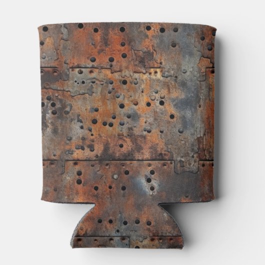 Rusty Metal Koelbox Blikjeskoeler (Achterkant)