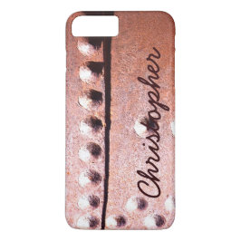 Rusty Metal look Rustic Persoonlijke Abstracte naa Case-Mate iPhone Case