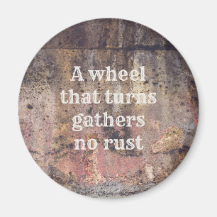 Rusty metal magneet