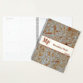 Rusty Metal Mannelijke Industriële Kunst Planner (Display)