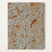 Rusty Metal Mannelijke Industriële Kunst Planner (Achterkant)