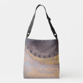 Rusty metal-object crossbody tas (Achterkant)