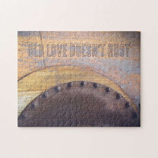 Rusty metal-object legpuzzel (Horizontaal)